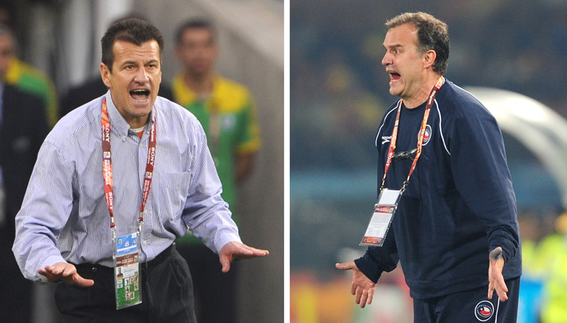 Dunga and Marcelo Bielsa